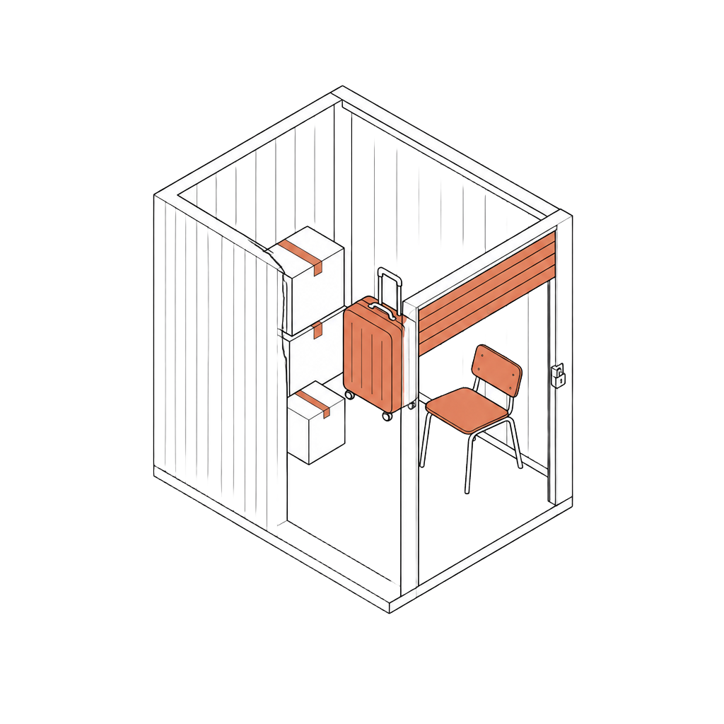 Illustration d'un box de 2 m²